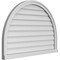 Ekena Millwork Round Top Surface Mount PVC Gable Vent w/ 2"W x 2"P Brickmould Sill Frame, 40"W x 28"H GVPRT40X2803SN - alternate 5